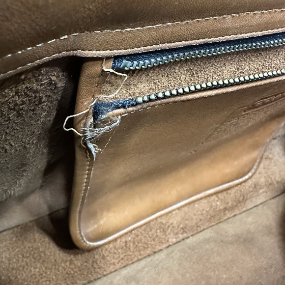 Vintage Coach Brown‎ Leather Briefcase 040-0104 Messenger Bag - Picture 13 of 16